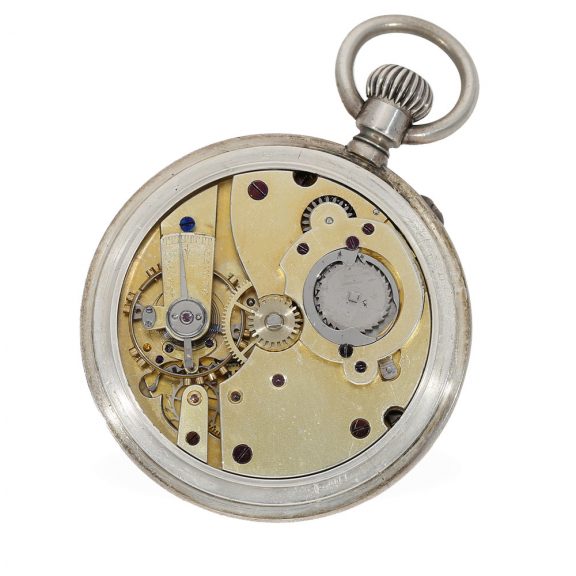 Swiss solid silver cased pocket watch a with rare shape Circa 1884 Swiss solid silver cased pocket watch a with rare shape Circa 1884