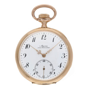 Swiss 14 carat precision lever escapement pocket watch Circa 1910