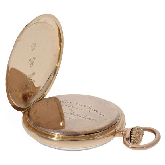 Swiss 14 carat precision lever escapement pocket watch Circa 1910 Swiss 14 carat precision lever escapement pocket watch Circa 1910
