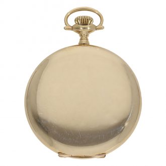 American 14 carat gold full hunter cased watch Circa 1916