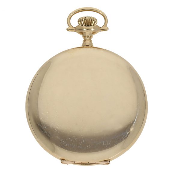 American 14 carat gold full hunter cased watch Circa 1916 American 14 carat gold full hunter cased watch Circa 1916