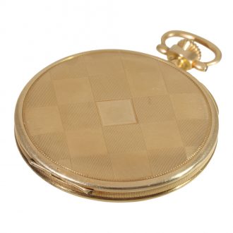 Swiss 14 carat gold dress watch with fine coined band Circa 1925