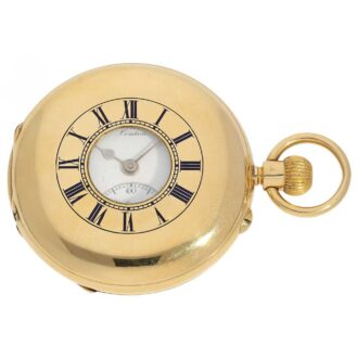 English heavy and fine 18 K gold pocket watch Circa 1869