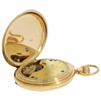 English heavy and fine 18 K gold pocket watch Circa 1869
