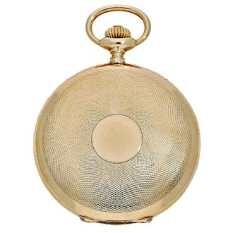 Swiss gold pocket watch made for August Ericsson circa 1910
