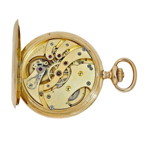Swiss gold pocket watch made for August Ericsson circa 1910 Swiss gold pocket watch made for August Ericsson circa 1910