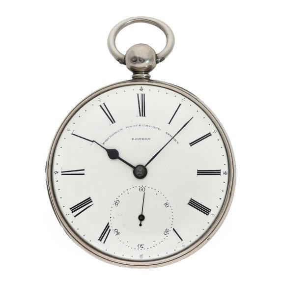 Interesting English pocket watch with lever escapement Circa 1843