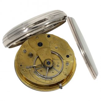 Interesting English pocket watch with lever escapement Circa 1843