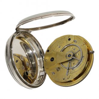 Interesting English pocket watch with lever escapement Circa 1843