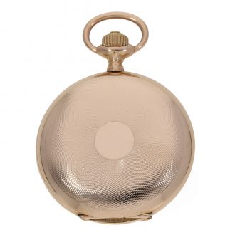 Swiss 14 carat gold high quality anker chronometer Circa 1910