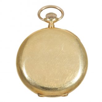 Swiss 18 carat gold full hunter with precision movement Circa 1920