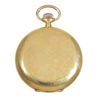 Swiss 18 carat gold full hunter with precision movement Circa 1920