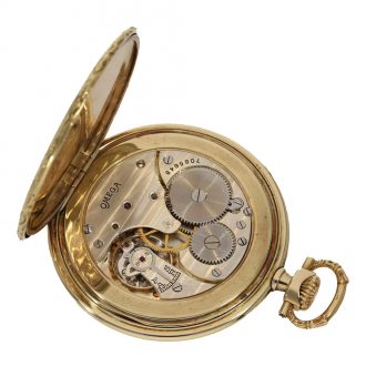 Swiss 14 carat gold dress watch in original box Circa 1929