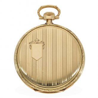 Swiss 14 carat gold dress watch in original box Circa 1929