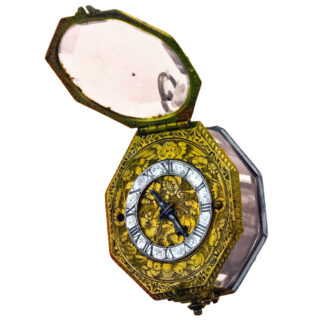 Italian octagonal one-handed verge pendant watch Circa 1630