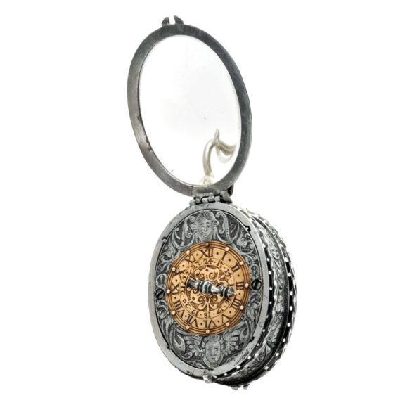 German oval single-handed verge pendant watch Circa 1610