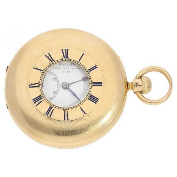 English watch with Nicole Nilsen patent winding Circa 1857 English watch with Nicole Nilsen patent winding Circa 1857