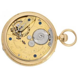 English watch with Nicole Nilsen patent winding Circa 1857