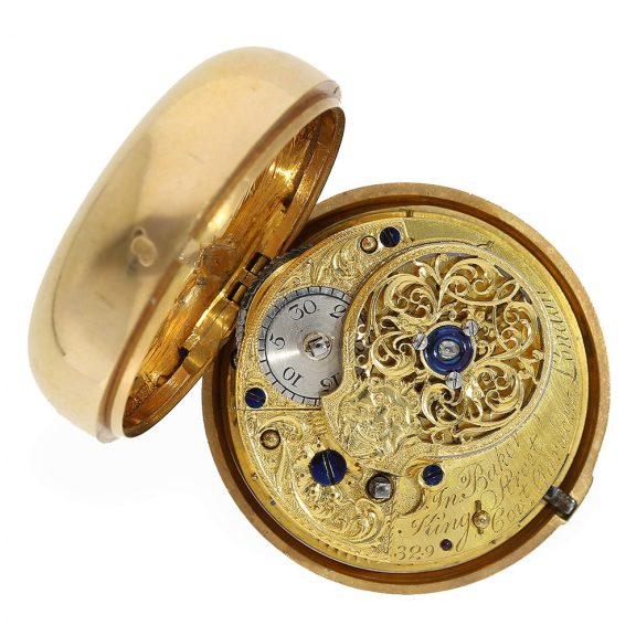 English pair cased verge watch in nearly like new condition Circa 1770 English pair cased verge watch in nearly like new condition Circa 1770