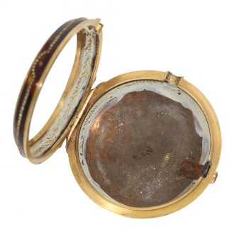 English pair cased verge watch in nearly like new condition Circa 1770