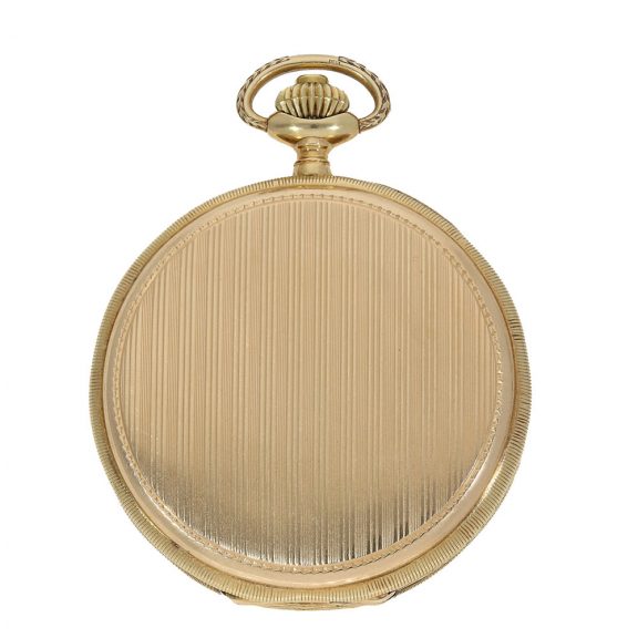 Swiss 14 carat gold historically interesting hunter cased watch Circa 1930 Swiss 14 carat gold historically interesting hunter cased watch Circa 1930