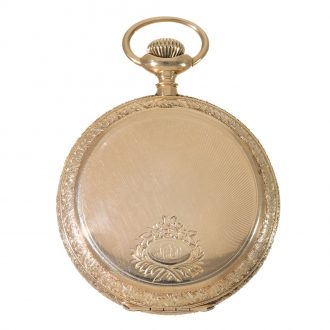 American 14 carat gold full hunter watch in splendour case Circa 1900