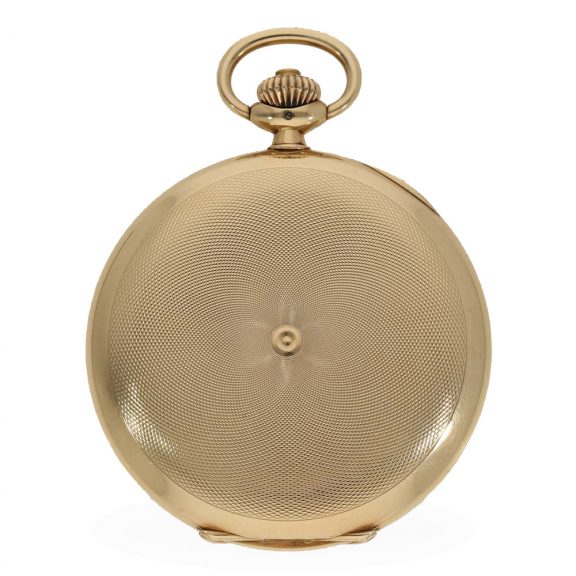 Swiss fine 14 carat gold hunting cased pocket watch Circa 1930 Swiss fine 14 carat gold hunting cased pocket watch Circa 1930