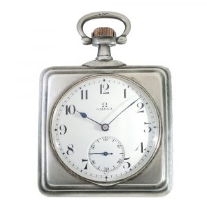 Swiss silver Art Nouveau relief lever pocket watch Circa 1910