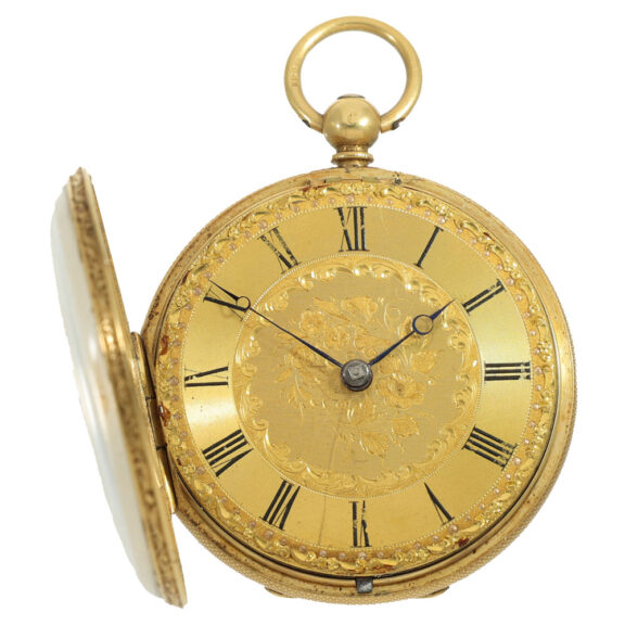 Scottish 18 carat gold lever pocket watch Circa 1863 Scottish 18 carat gold lever pocket watch Circa 1863