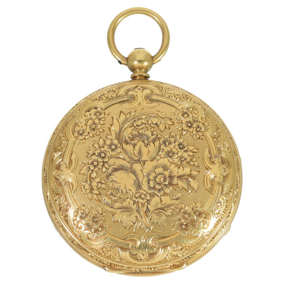 Scottish 18 carat gold lever pocket watch Circa 1863 Scottish 18 carat gold lever pocket watch Circa 1863