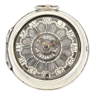 A very rare silver German verge pocket watch Circa 1750
