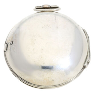 A very rare silver German verge pocket watch Circa 1750