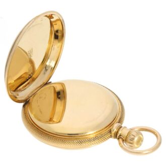 Swiss gold open faced ankerchronometer watch Circa 1870