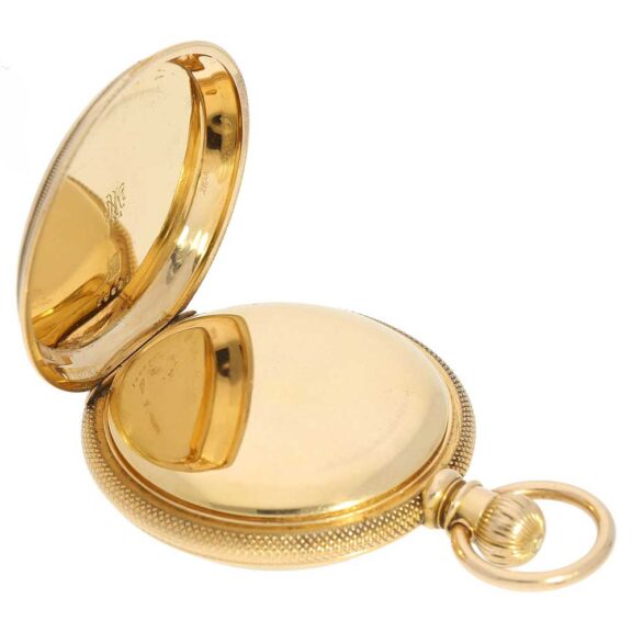 Swiss gold open faced ankerchronometer watch Circa 1870 Swiss gold open faced ankerchronometer watch Circa 1870