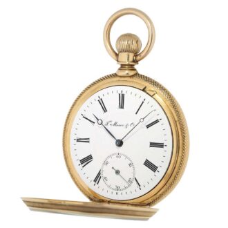 Swiss gold open faced ankerchronometer watch Circa 1870