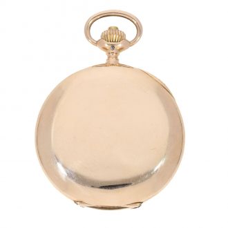 Swiss solid 14 Carat gold watch with extract from the archives Circa 1907