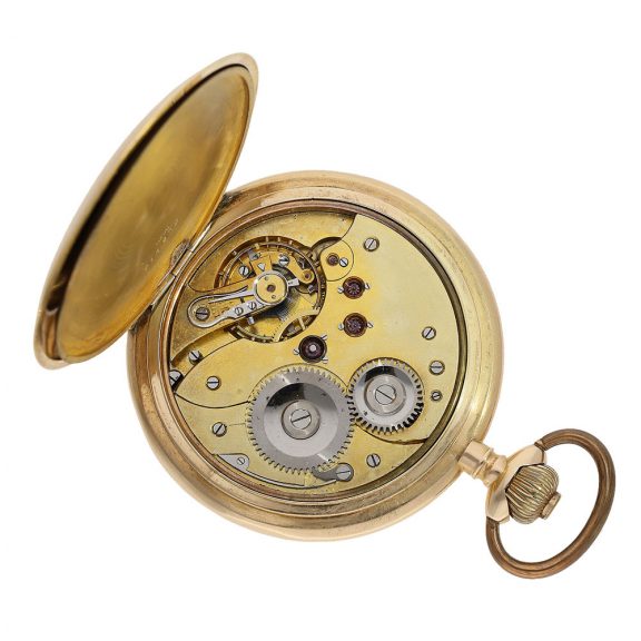 German particularly large hunting case pocket watch Circa 1910 German particularly large hunting case pocket watch Circa 1910
