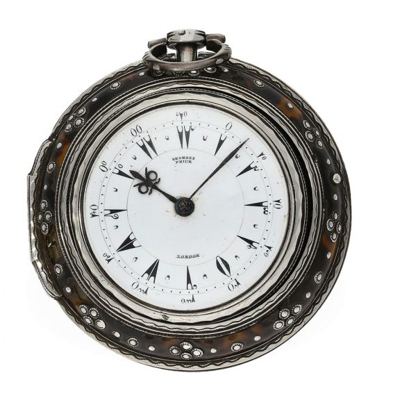 English large Ottoman quadruple case verge watch Circa 1840