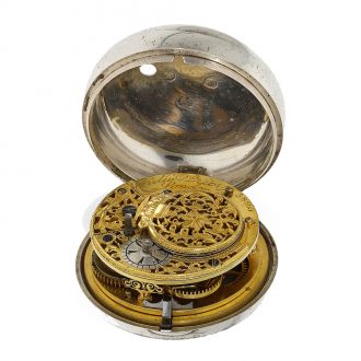English large Ottoman quadruple case verge watch Circa 1840