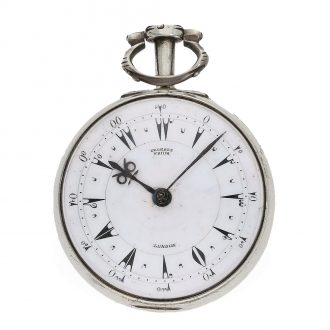 English large Ottoman quadruple case verge watch Circa 1840