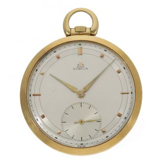 Swiss 18 carat gold rare and unusual dress watch Circa 1940