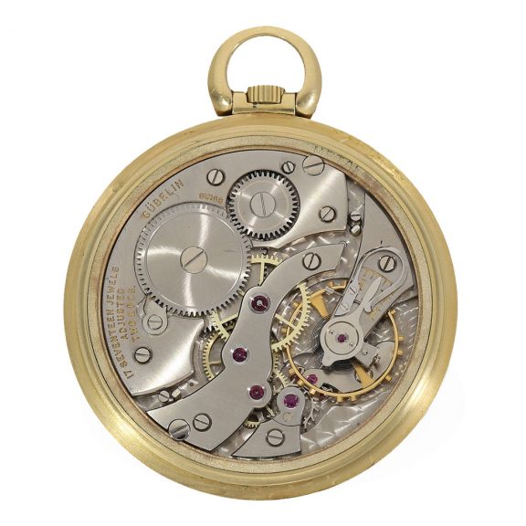 Swiss 18 carat gold rare and unusual dress watch Circa 1940 Swiss 18 carat gold rare and unusual dress watch Circa 1940