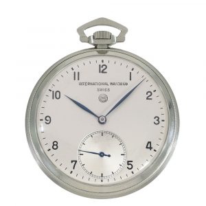 Swedish steel school watch glazed on both sides Circa 1950