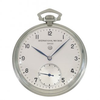 Swedish steel school watch glazed on both sides Circa 1950