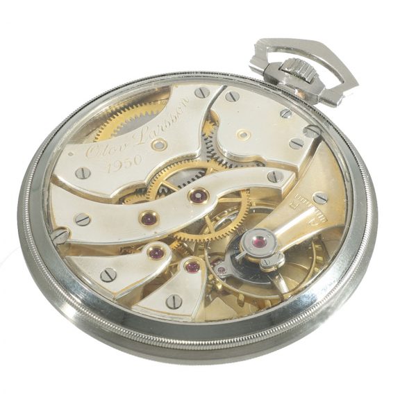 Swedish steel school watch glazed on both sides Circa 1950 Swedish steel school watch glazed on both sides Circa 1950
