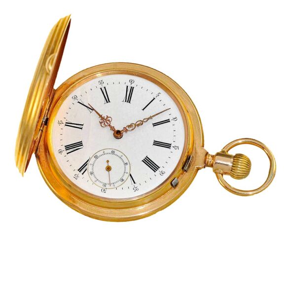 Swiss heavy watch with Ankerchronometer movement Circa 1900
