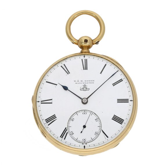 Heavy English pocket watch with a rare movement construction Circa 1868 Heavy English pocket watch with a rare movement construction Circa 1868