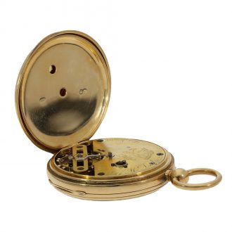 Heavy English pocket watch with a rare movement construction Circa 1868 Heavy English pocket watch with a rare movement construction Circa 1868