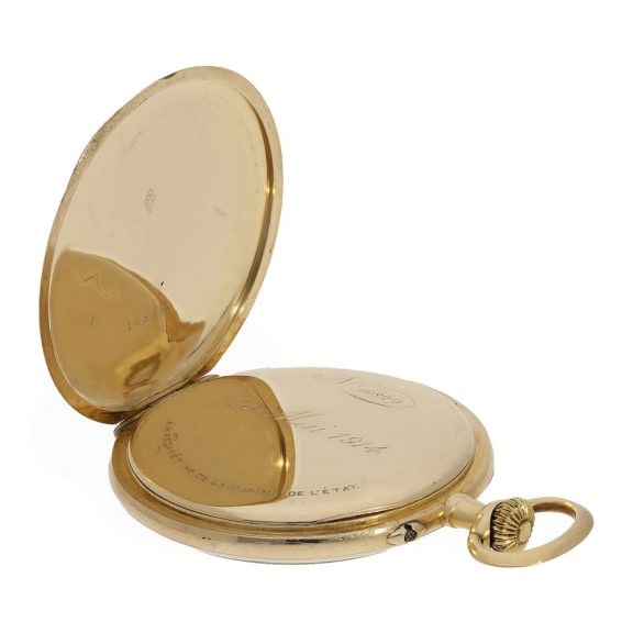 French gold high quality anker chronometer watch Circa 1914 French gold high quality anker chronometer watch Circa 1914