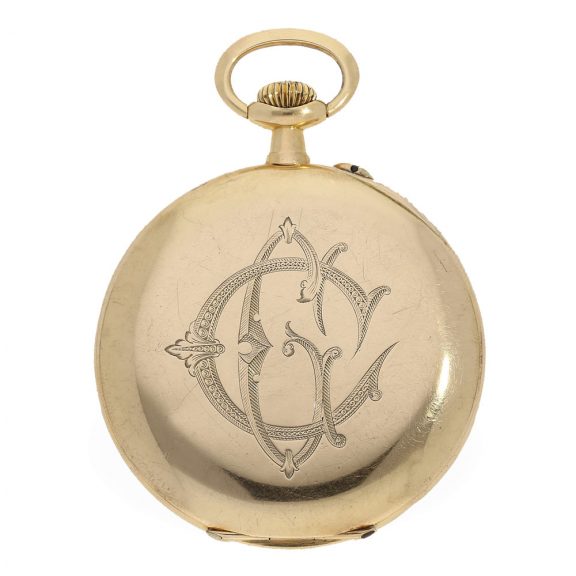 French gold high quality anker chronometer watch Circa 1914 French gold high quality anker chronometer watch Circa 1914